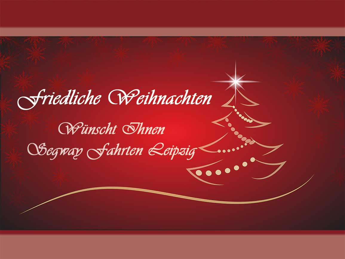 Weihnachtsgrüße Segway Fahrten Leipzig